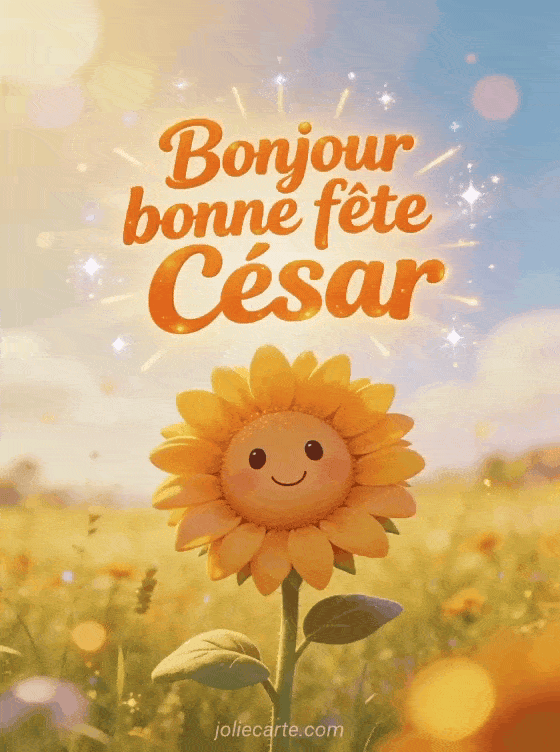 Bonne fête Cesar - Cesar image de bonne fete gratuite