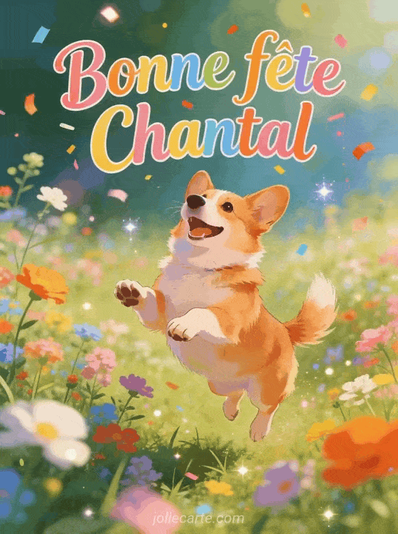 Bonne fête Chantal - Chantal gif bonne fete gratuit