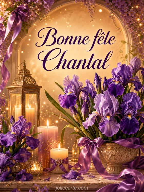 Carte bonne fête Chantal