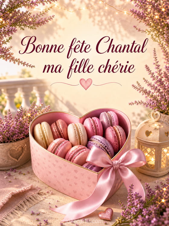 Carte bonne fête Chantal
