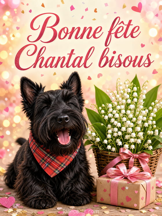 Carte bonne fête Chantal