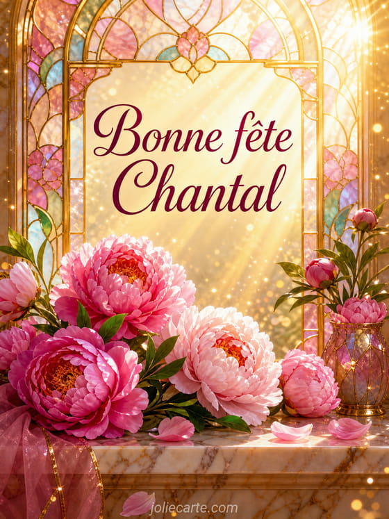 Carte bonne fête Chantal
