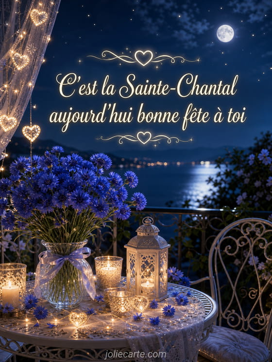 Carte bonne fête Chantal