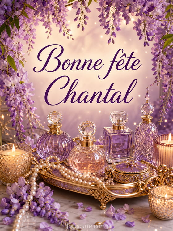 Carte bonne fête Chantal