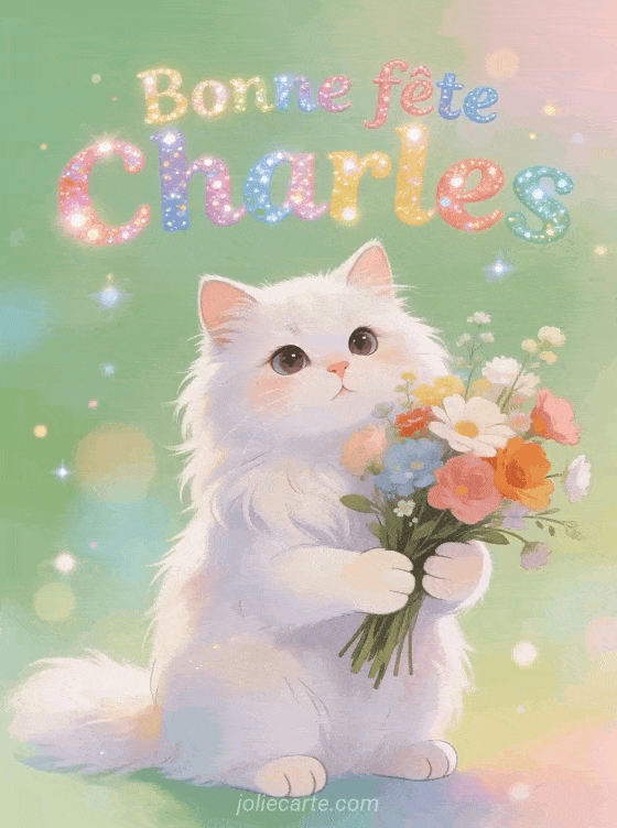 Bonne fête Charles - Charles gif bonne fete