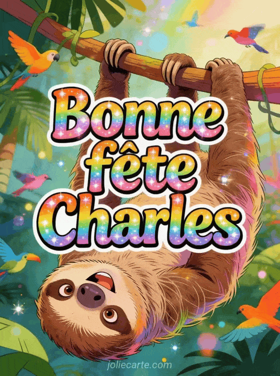 Bonne fête Charles - Charles gif bonne fete humour gratuit