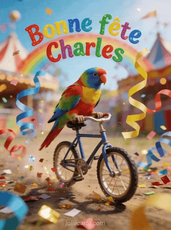 Bonne fête Charles - Charles gif bonne fete rigolo