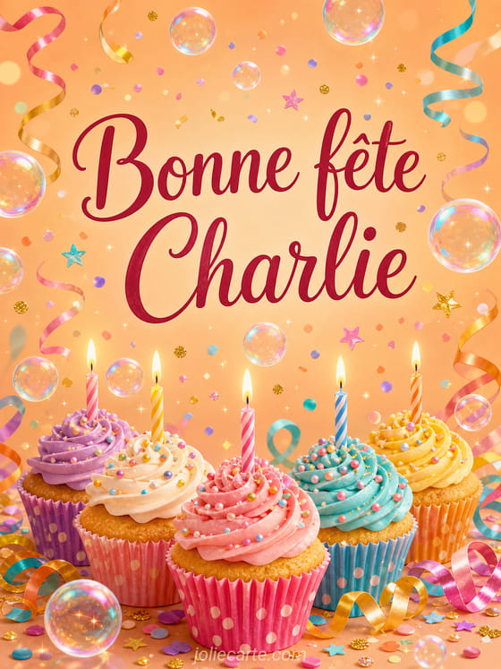 Carte bonne fĂȘte Charlie