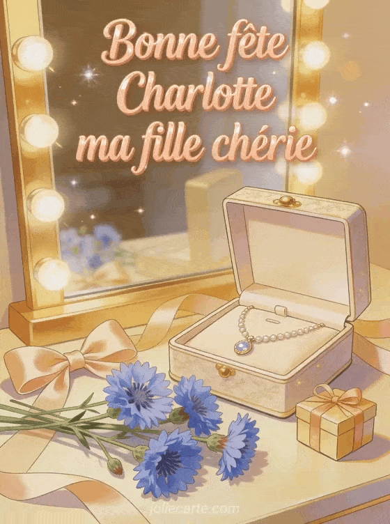 Bonne fête Charlotte - Bonne fete charlotte ma fille
