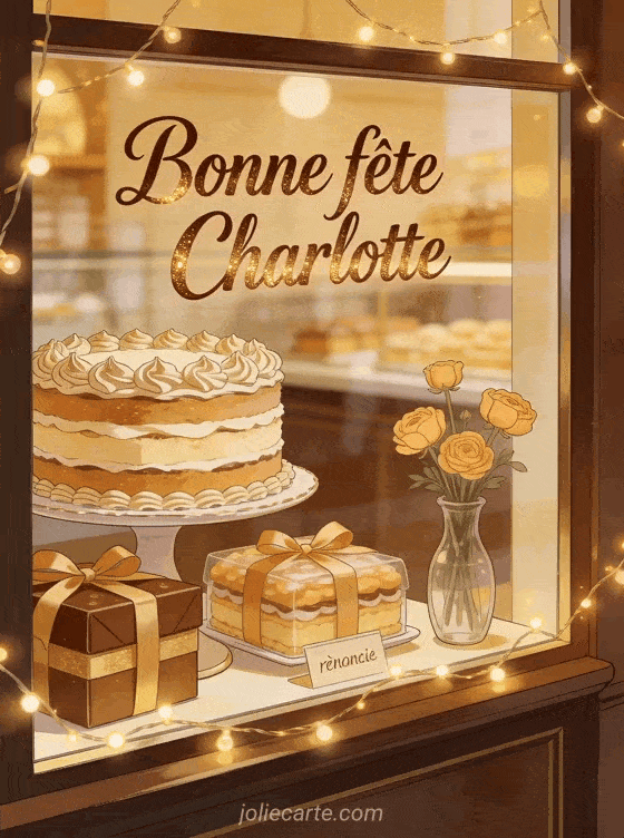 Bonne fête Charlotte - Fetes charlotte