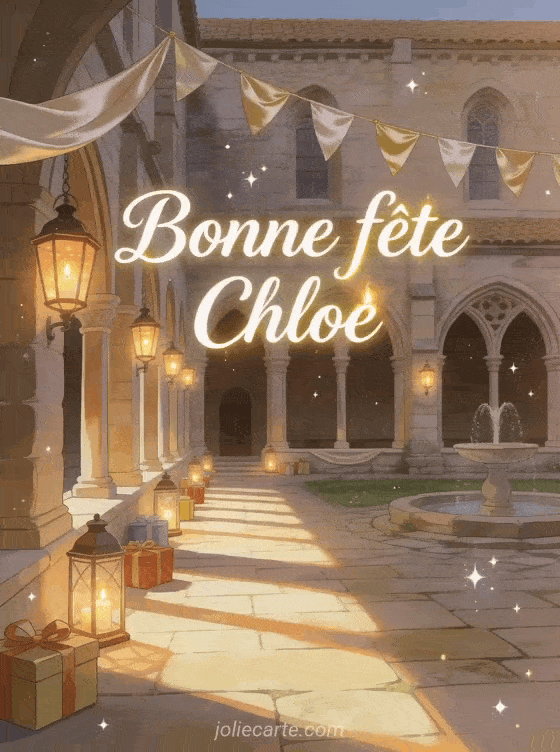 Bonne fête Chloé - Fete sainte chloe