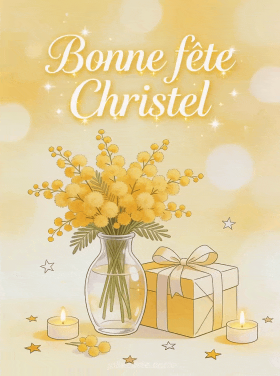 Bonne fête Christel - Bonne fete christel fleurs