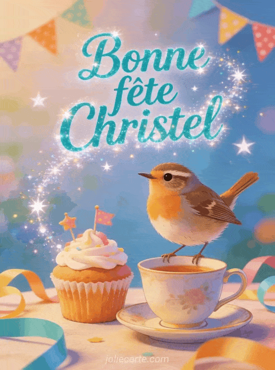 Bonne fête Christel - Bonne fete christel gif