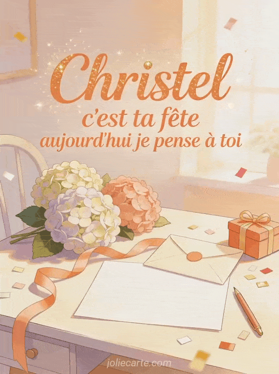 Bonne fête Christel - Bonne fete christel souhaiter
