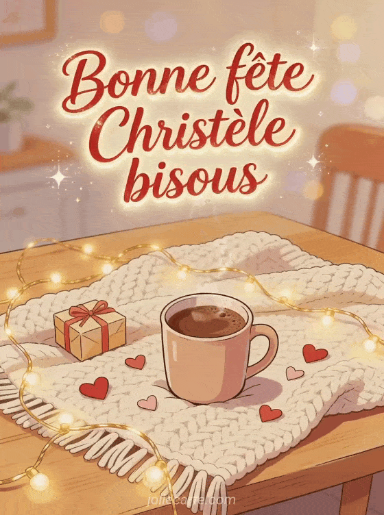 Bonne fête Christèle - Bonne fete christele bisous