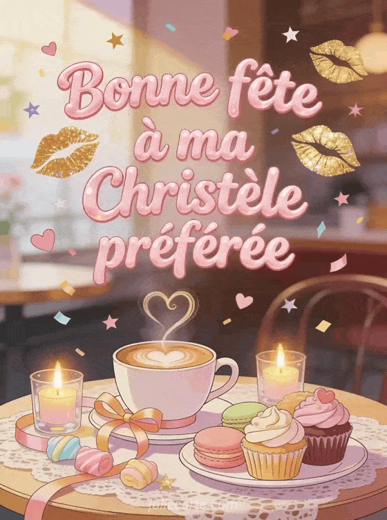 Bonne fête Christèle - Bonne fete christele gros bisous