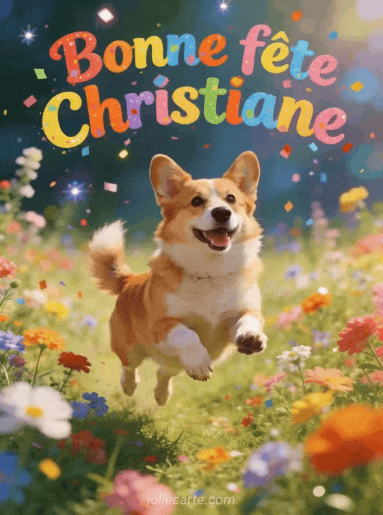 Bonne fête Christiane - Christiane gif bonne fete gratuit