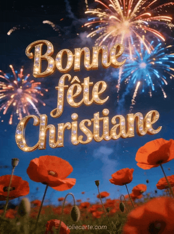 Bonne fête Christiane - Christiane bonne fete image