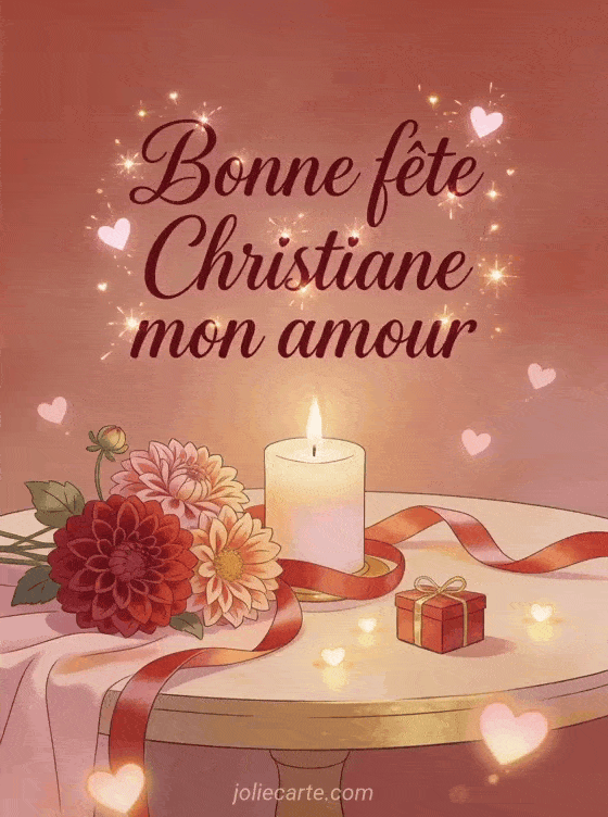 Bonne fête Christiane - Bonne fete christiane mon amour