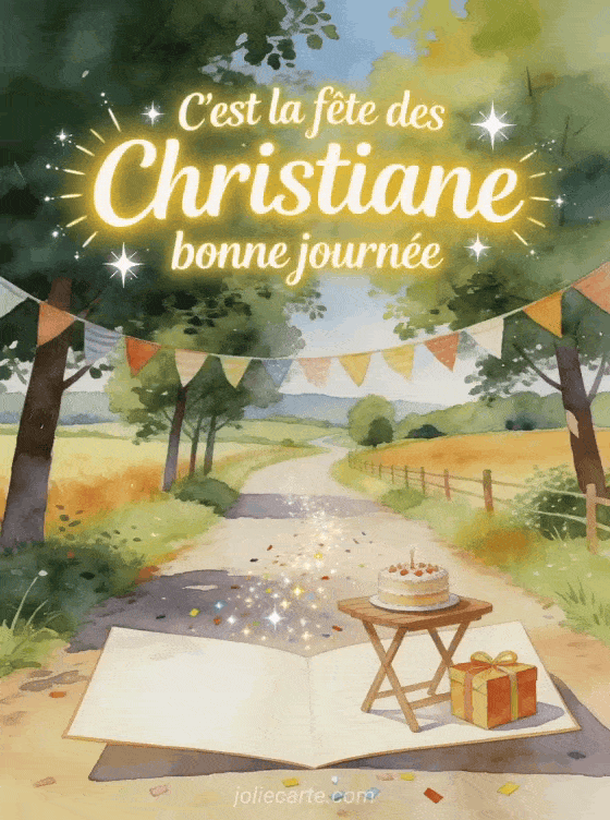Bonne fête Christiane - Fete christiane a souhaiter