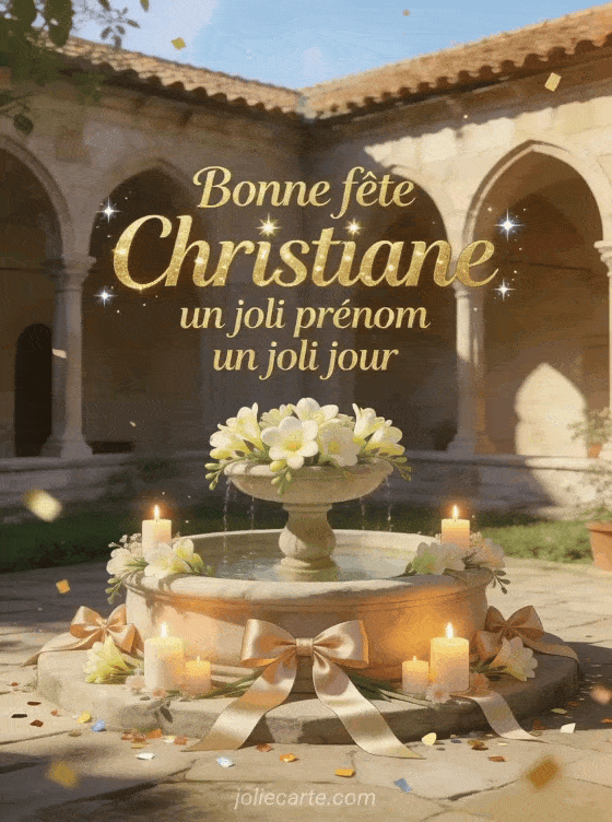 Bonne fête Christiane - Fete sainte christiane