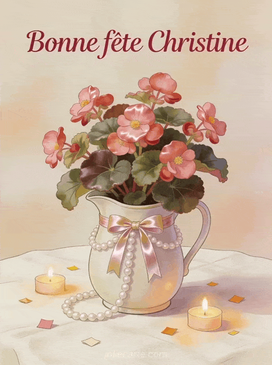 Bonne fête Christine - Bonne fete christine femme