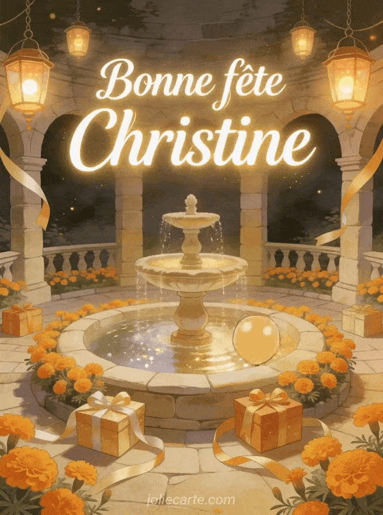 Bonne fête Christine - Fete sainte christine