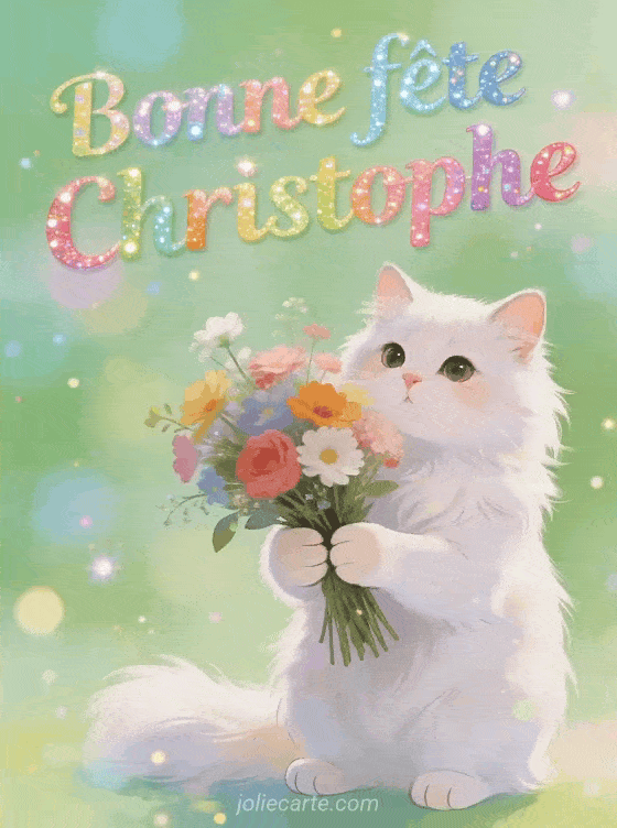 Bonne fête Christophe - Christophe gif bonne fete