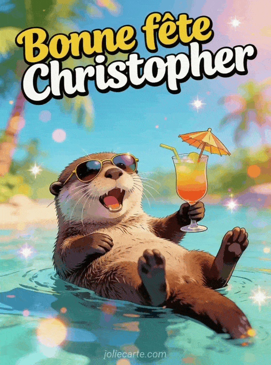 Bonne fête Christopher - Christopher image bonne fete