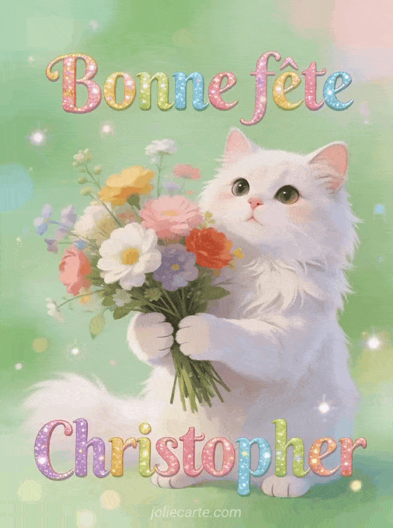 Bonne fête Christopher - Christopher gif bonne fete