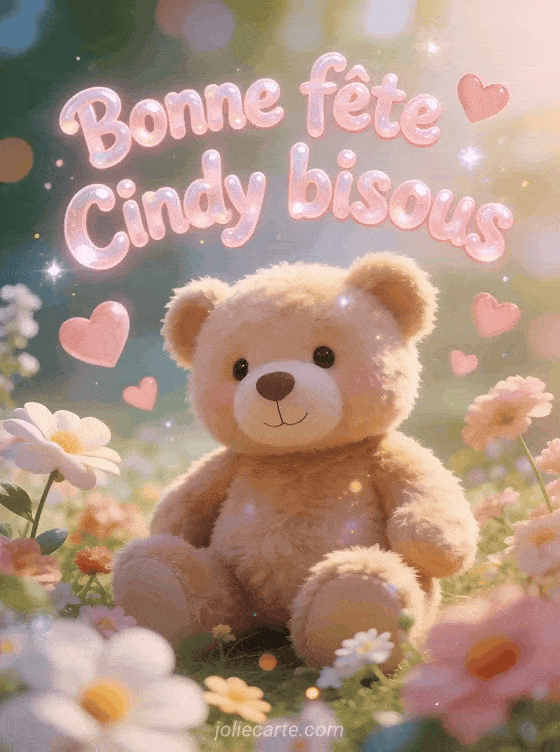 Bonne fête Cindy - Cindy bonne fete mon coeur