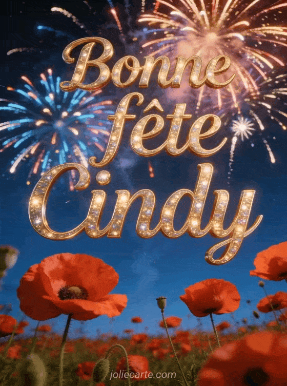 Bonne fête Cindy - Cindy bonne fete image