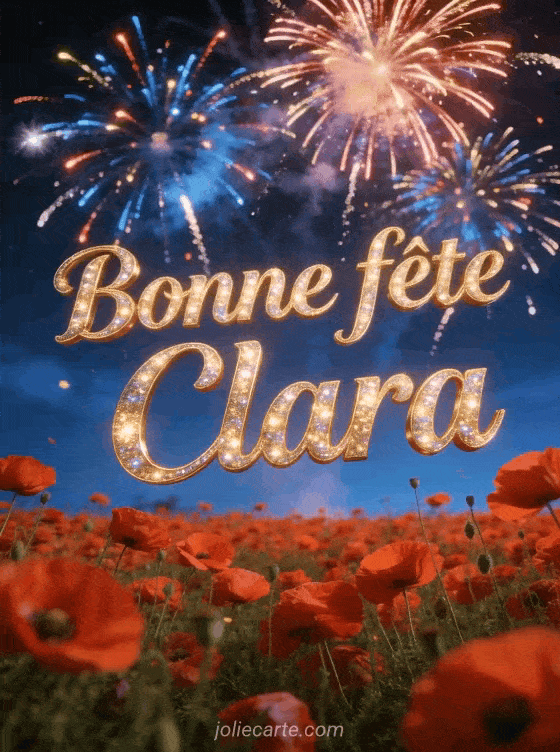 Bonne fête Clara - Clara bonne fete image