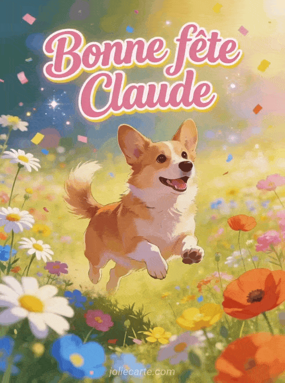 Bonne fête Claude - Claude gif bonne fete gratuit