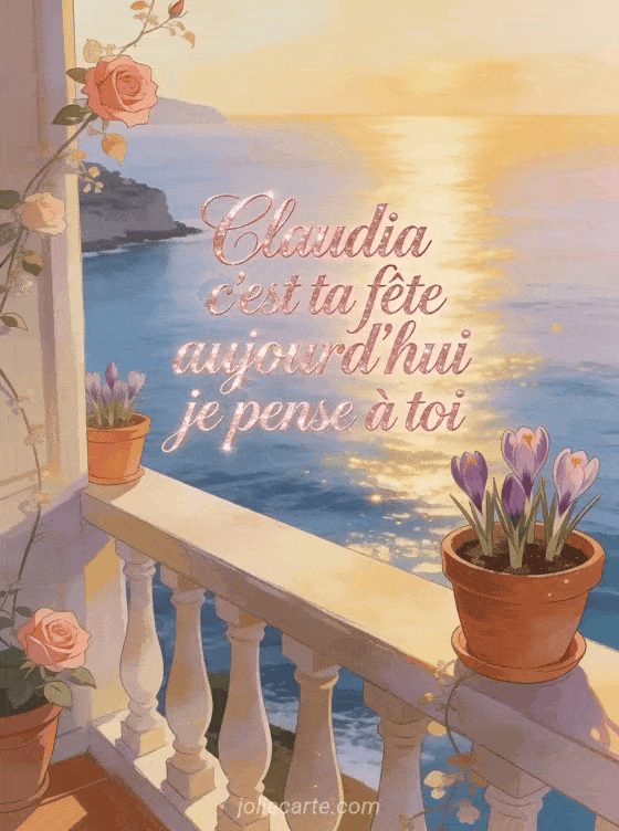 Bonne fête Claudia - Fete claudia a souhaiter