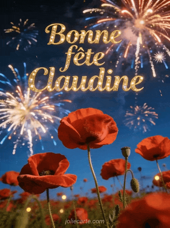 Bonne fête Claudine - Claudine bonne fete image