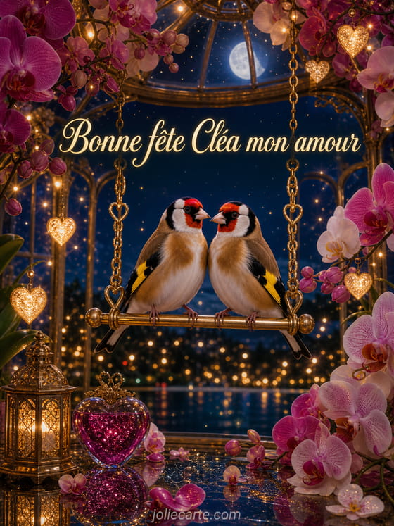 Carte bonne fête Cléa