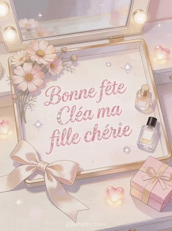 Bonne fête Cléa - Bonne fete clea ma fille