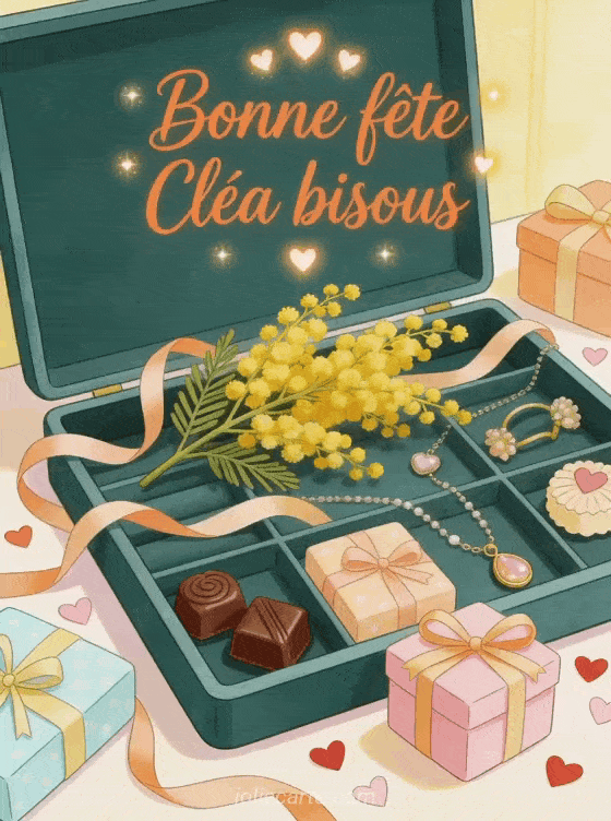 Bonne fête Cléa - Bonne fete clea bisous