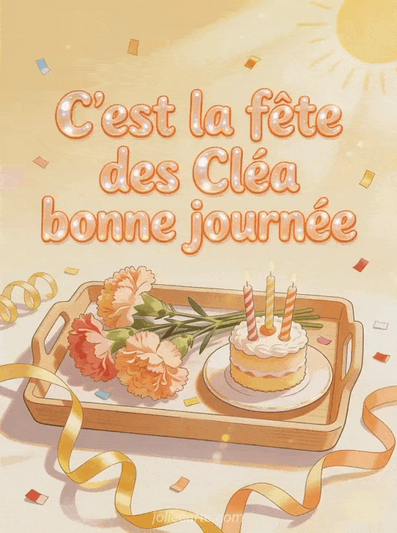 Bonne fête Cléa - Bonne fete clea image