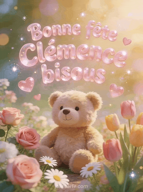Bonne fête Clemence - Clemence bonne fete mon coeur