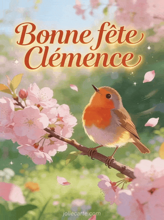 Bonne fête Clemence - Clemence image bonne fete gratuite