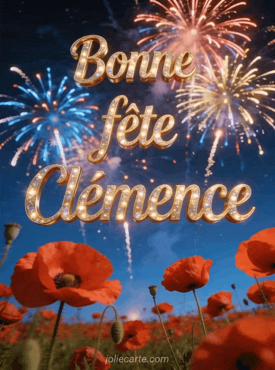 Bonne fête Clemence - Clemence bonne fete image