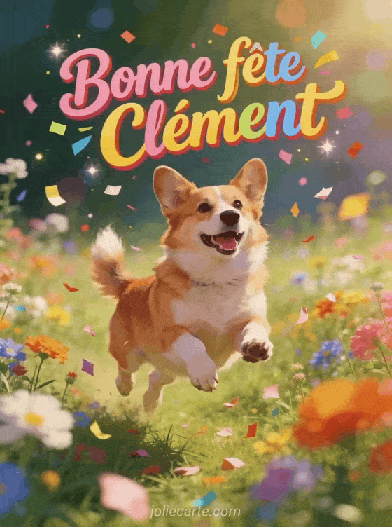 Bonne fête Clement - Clement gif bonne fete gratuit