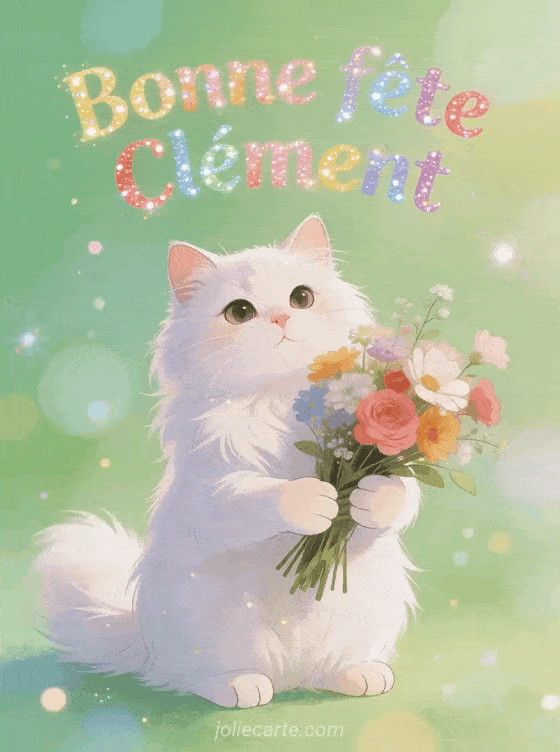 Bonne fête Clement - Clement gif bonne fete