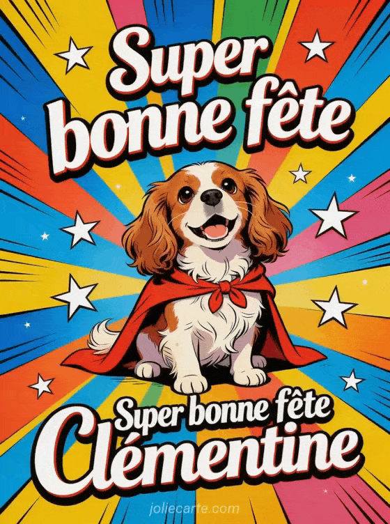 Bonne fête Clementine - Clementine gif bonne fete gratuit