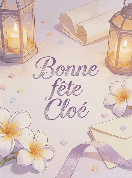 Bonne fête Cloé - Fete ste cloe
