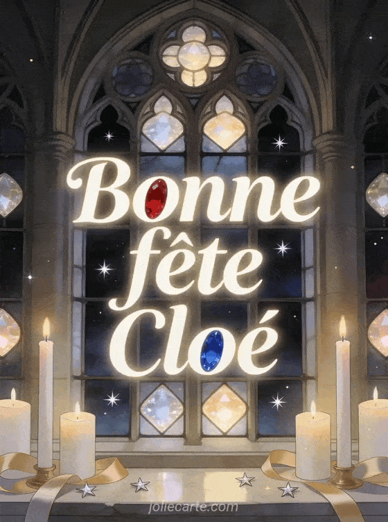 Bonne fête Cloé - Fete sainte cloe
