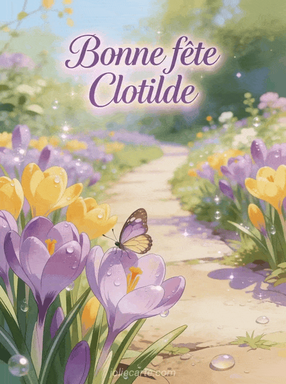 Bonne fête Clotilde - Bonne fete clotilde fleurs