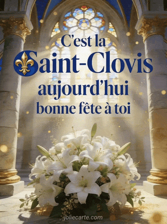 Bonne fête Clovis - Bonne fete clovis mon fils